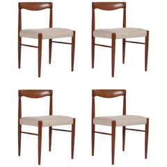 Set of Four H. W. Klein for Bramin Dining Chairs