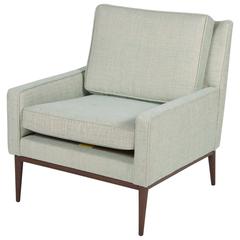Paul McCobb Upholstered Armchair with Walnut Legs 9