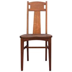 Elegant Tall Back Arts and Crafts Side Chair