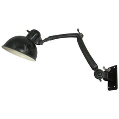 Bauhaus Early Modern Flex Wall / Desk Arm Sconce / Lamp #6716 by Christian Dell