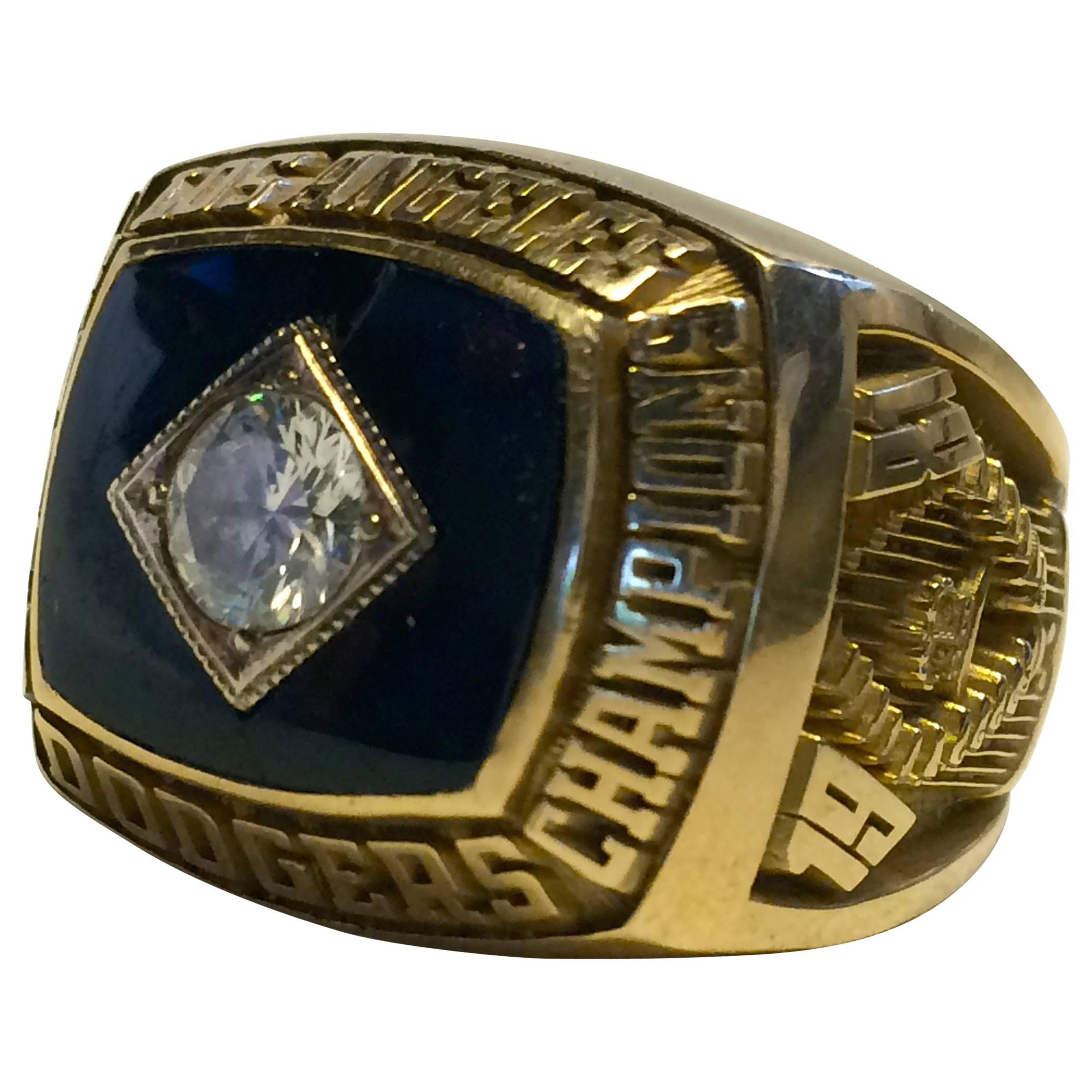 1981 Las Angeles Dodgers World Series Championship Ring gold diamond baseball For Sale