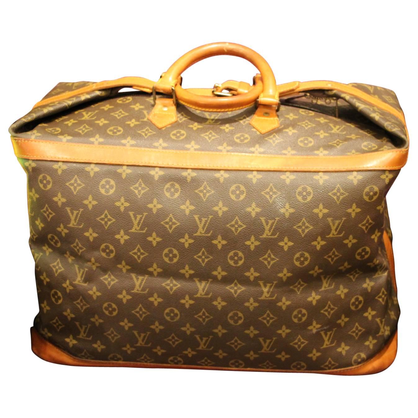 Large Collector's Louis Vuitton Travel Bag 50 in Monogramm Canvas