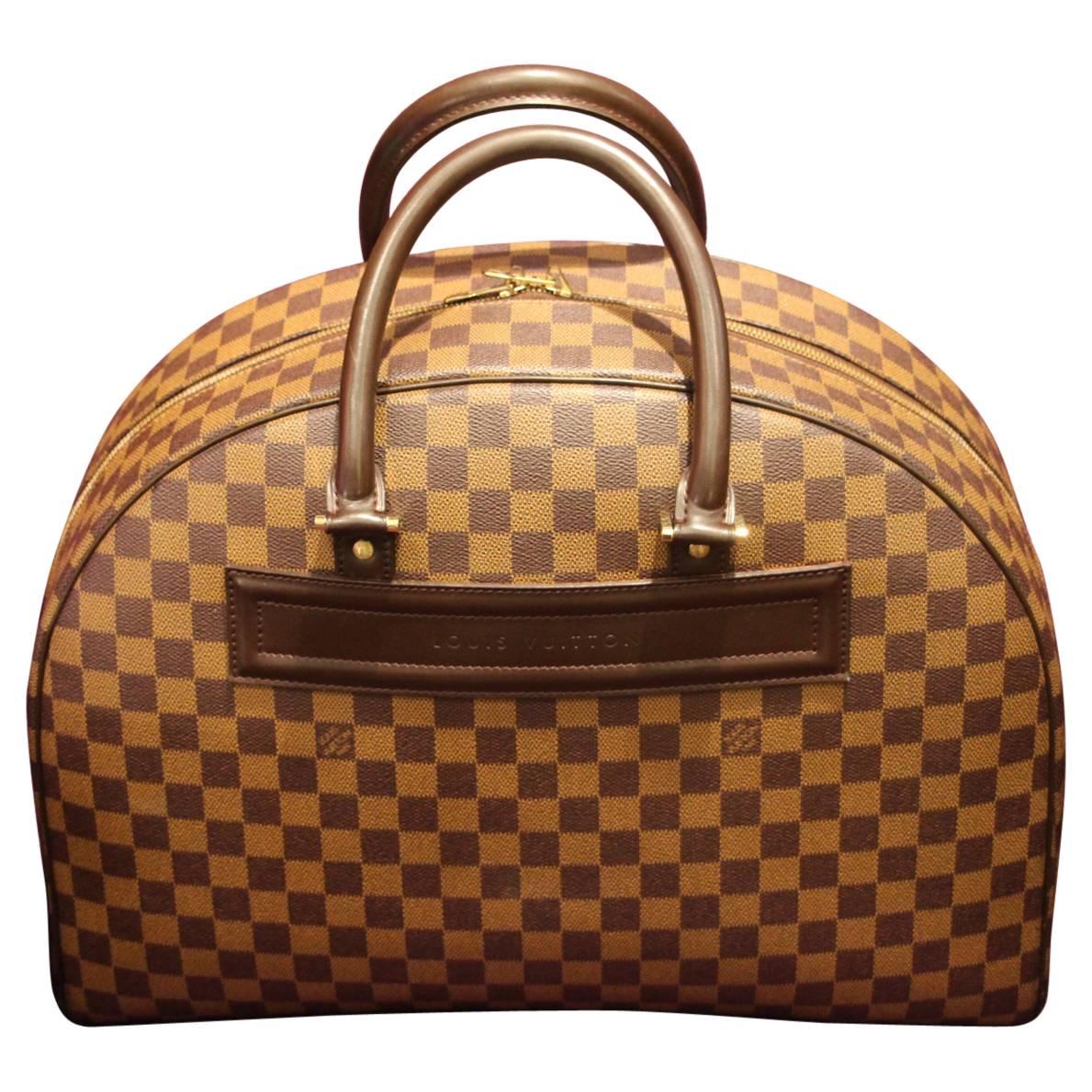 Oversized Collector's Louis Vuitton Travel Bag, Damier Pattern