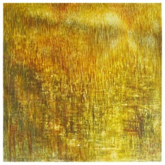 Rupert Muldoon Golden Waters, Contemporary Egg Tempera Painting