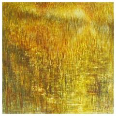 Rupert Muldoon Golden Waters, Contemporary Egg Tempera Painting 7