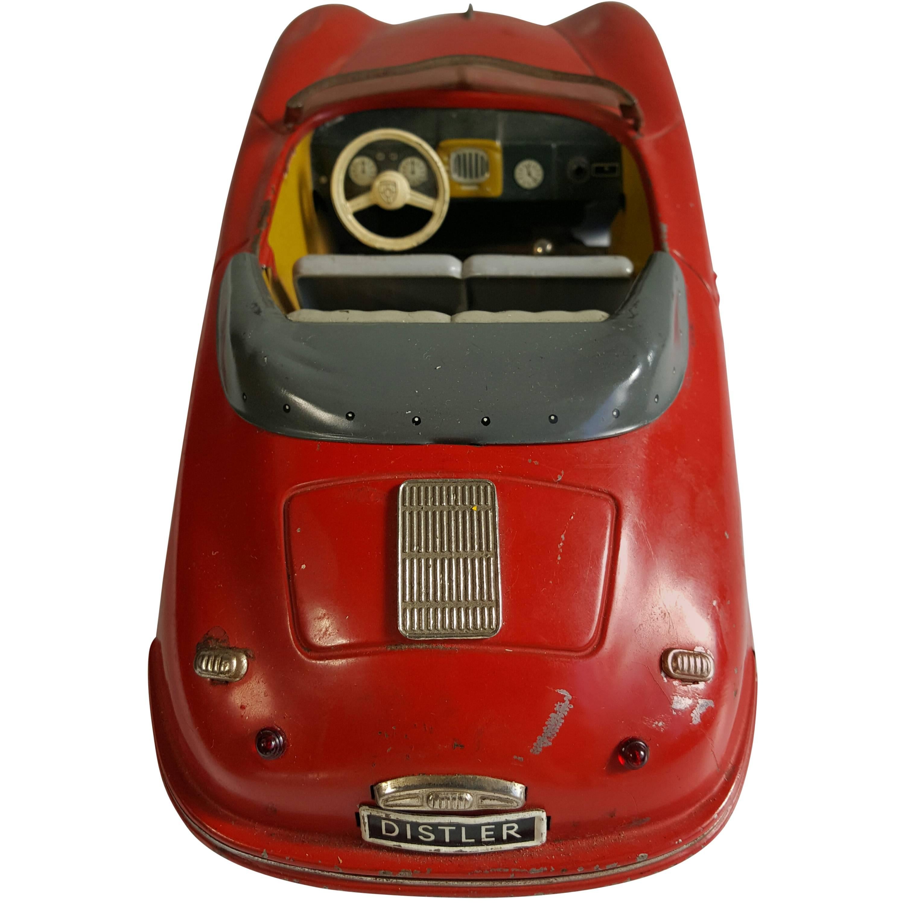 1950s Distler Porsche 356 Electromatic 7500 Germany Friction Toy