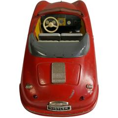 Vintage 1950s Distler Porsche 356 Electromatic 7500 Germany Friction Toy