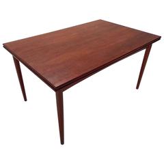 Danish Large Teak Extending Dining Table Midcentury, 1960s