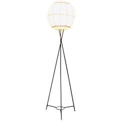 Vintage Italian Floor Lamp in Style of Isamu Noguchi