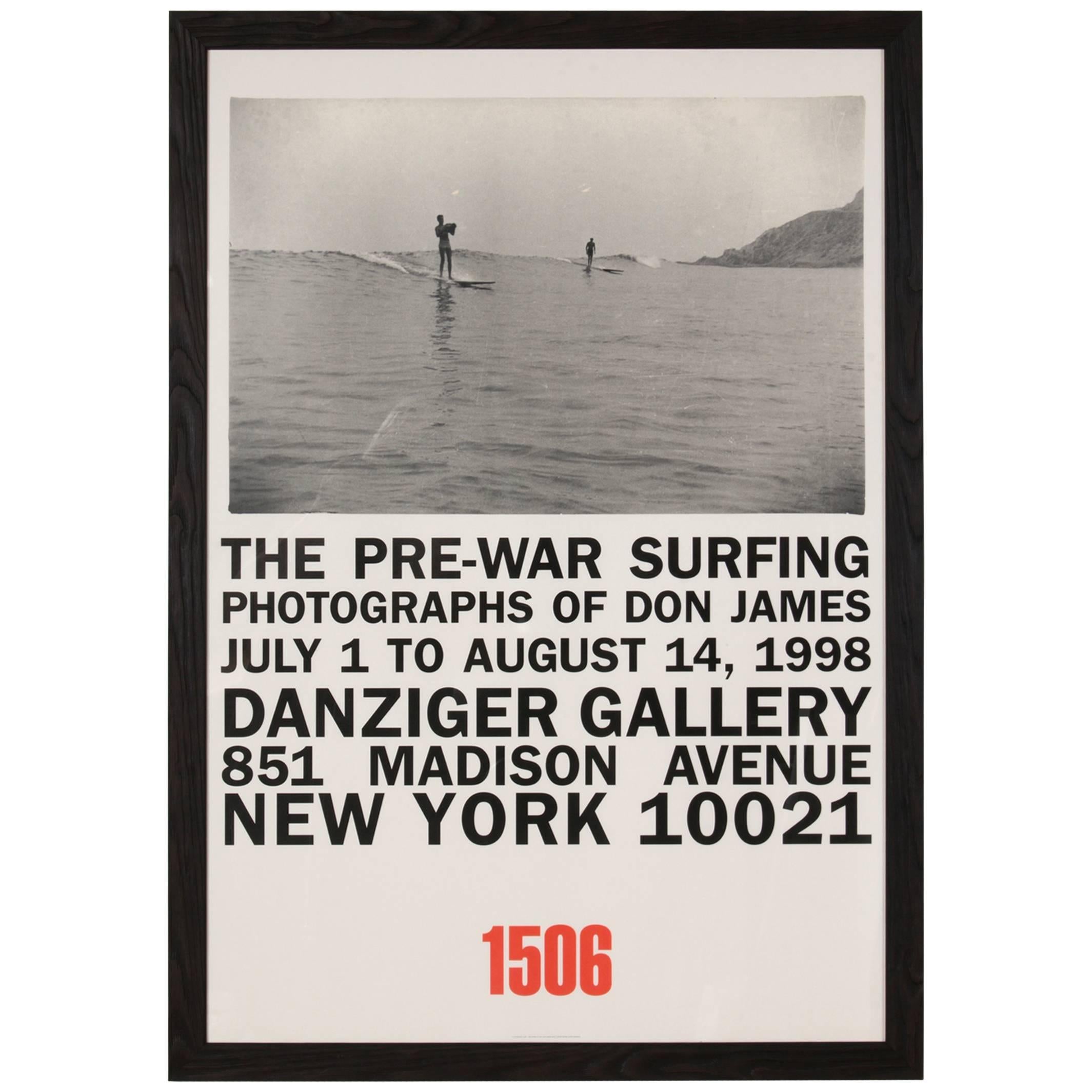 Don James Photography Exhibit Poster, Danziger Gallery, New York, 1998
