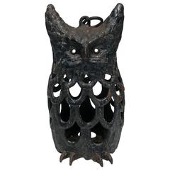 Vintage Japanese Owl Lantern