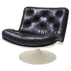 Geoffrey D. Harcourt Swivel Lounge Chair F976 for Artifort, 1960s