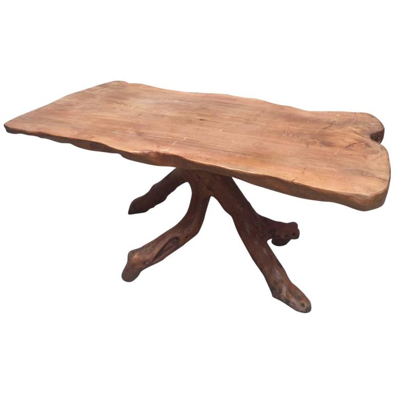 Mid-Century Organic Dining Room Table For Sale at 1stdibs