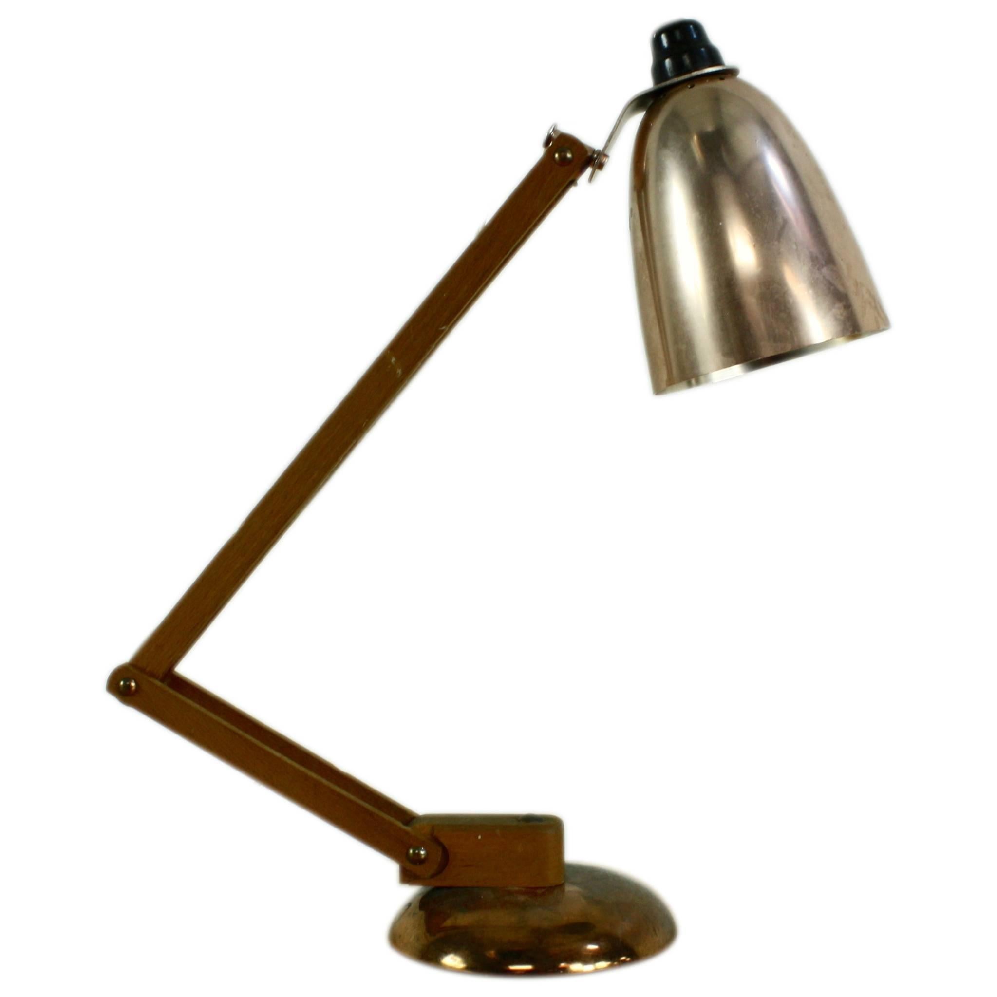 Terence Conran for Habitat Copper Maclamp Anglepoise Desk Lamp, 1950s-1960s