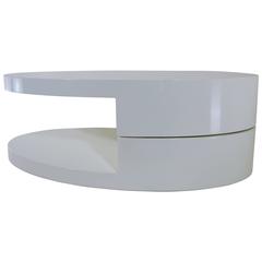 Rotating Coffee Table in the Manner of Joe Columbo