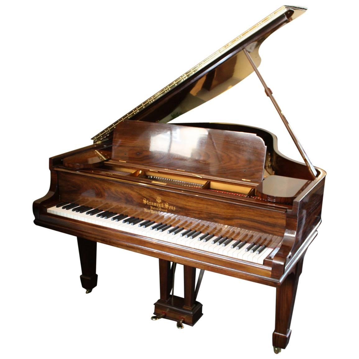 Steinway Model O Restored Grand Piano in Rosewood For Sale