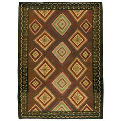 Vintage Turkish Flat-Weave Kilim Rug 11