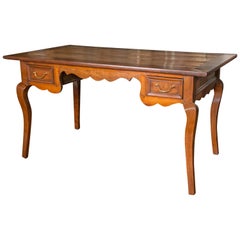 French Fruitwood Writing Table