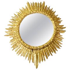 Continental Starburst Giltwood Mirror