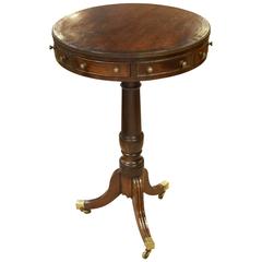 Small 19th Century Mahogany Drum Table