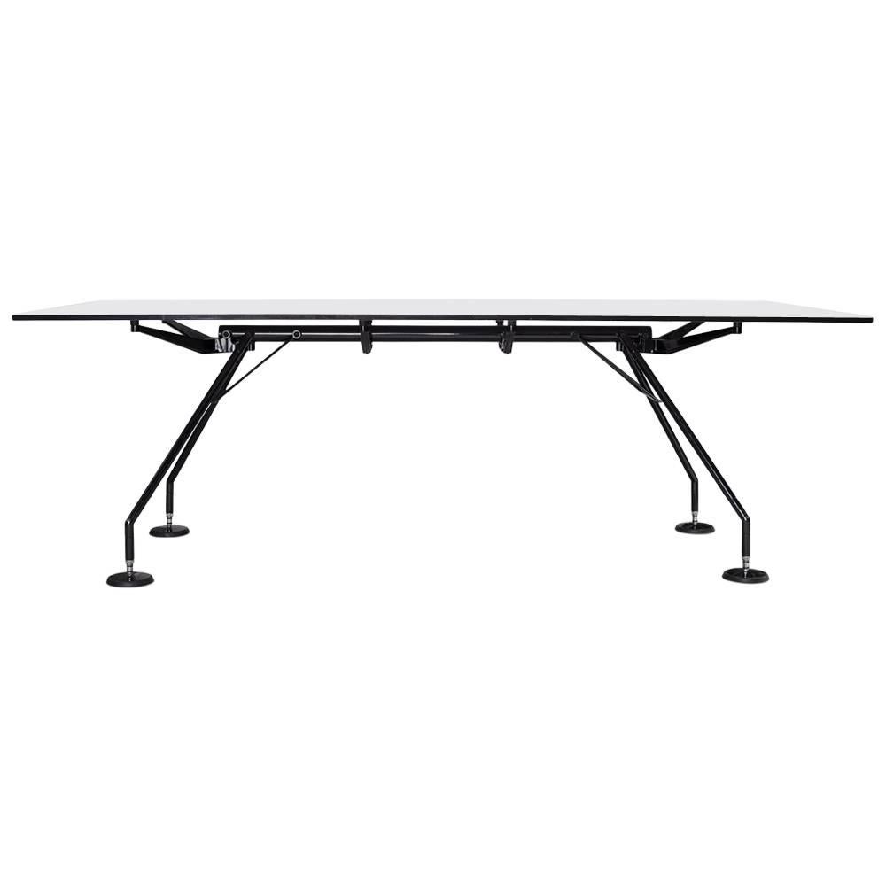 Nomos Desk by Sir Norman Foster for Tecno, Conference Table, Italy For Sale