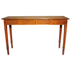 George III Mahogany Neoclassical Console Table or Side Table