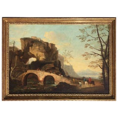 Italian Landscape Oil Painting 1790