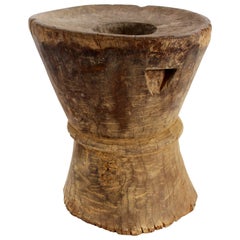 Naga Tribe Individual Rice Pounder with Pestle