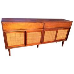 Danish Teak Credenza in the Manner of Hans Wegner and Ry Mobler