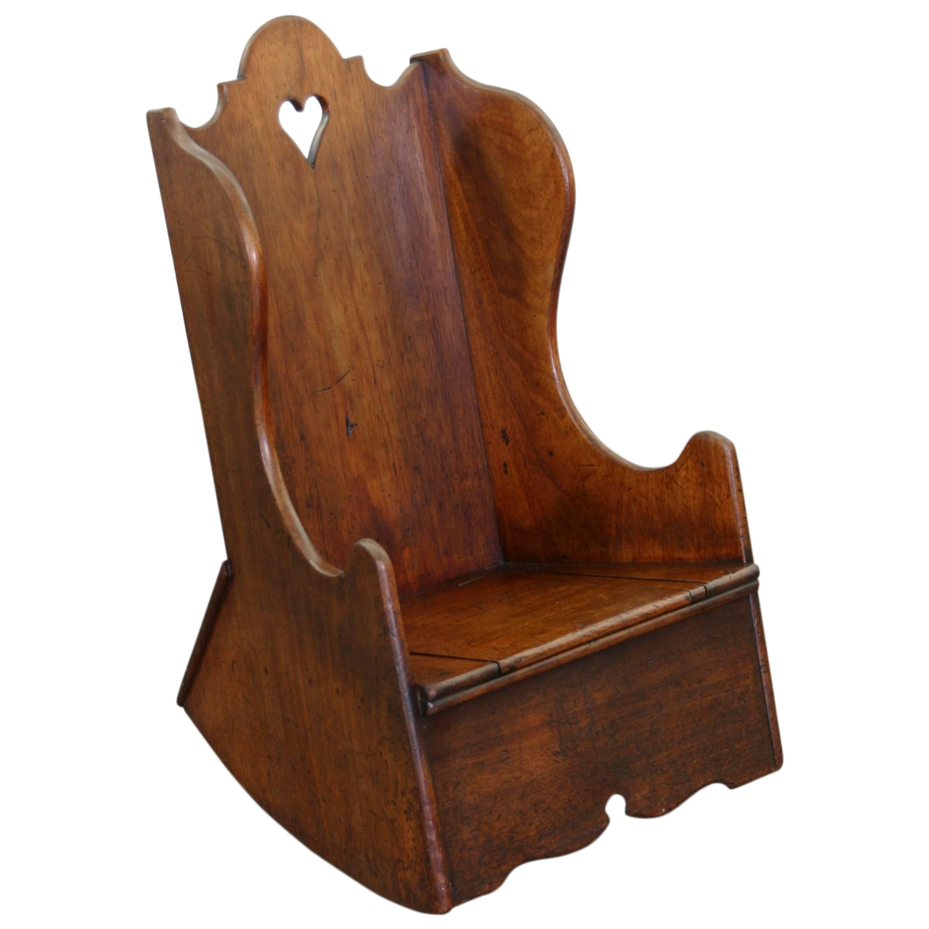 Early 19th Century Child's Rocking Chair For Sale