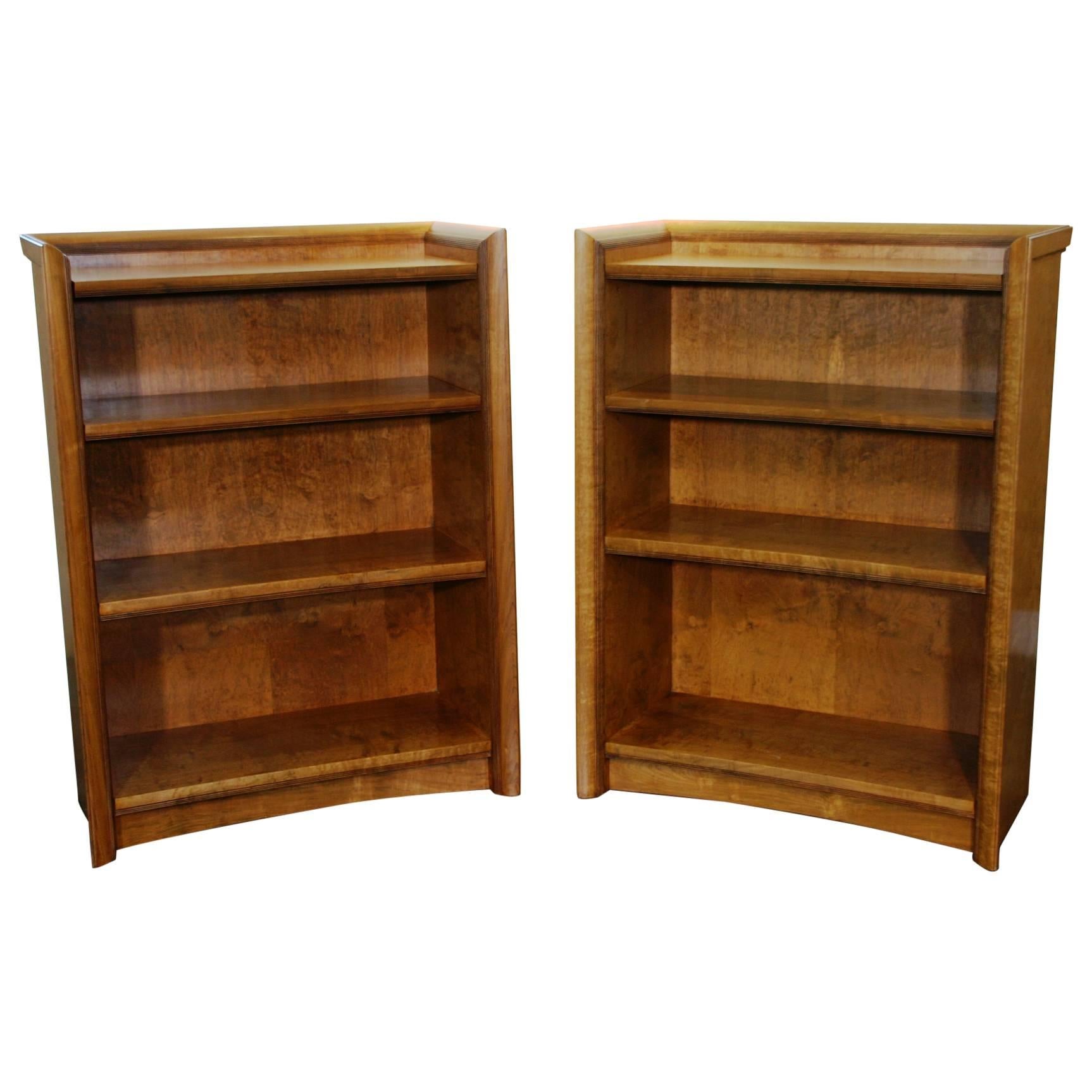 Pair of Mid-Century Bookcases For Sale