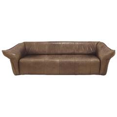 Mid-Century Montis 'Andes' 3, 5-Seat Leather Lounge Sofa by Gerard Van Den Berg