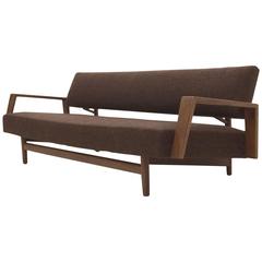 Mid-Century Teak 
Doublet
 Sofa or Daybed Designed by Rob Parry for Gelderland