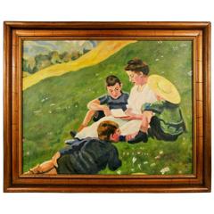 "Day at the Park" Painting 4