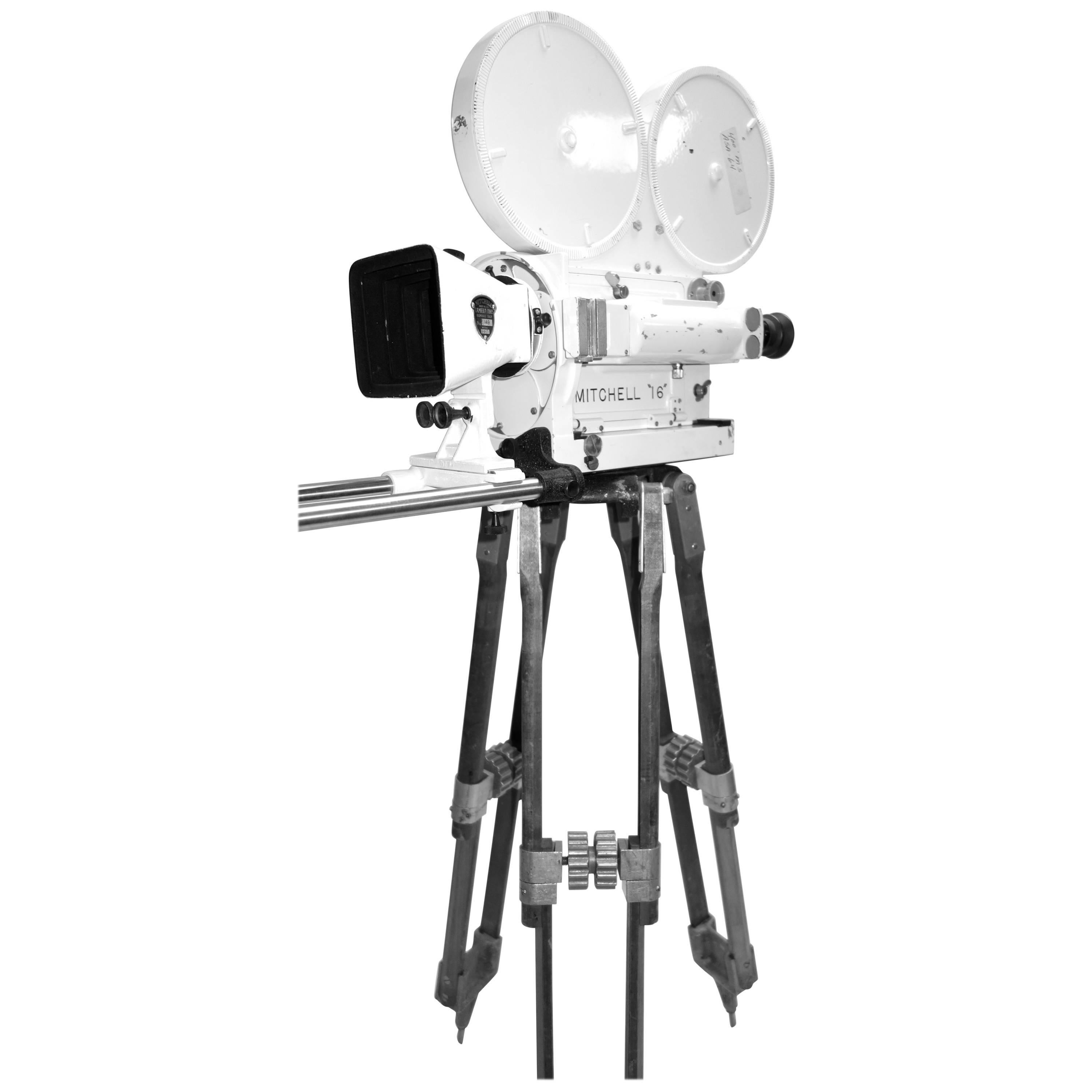 Mitchell Mid-Century Motion Picture Camera As Sculpture Ex Military Navy ON SALE For Sale