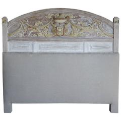 Italian Neoclassical Style Painted Headboard