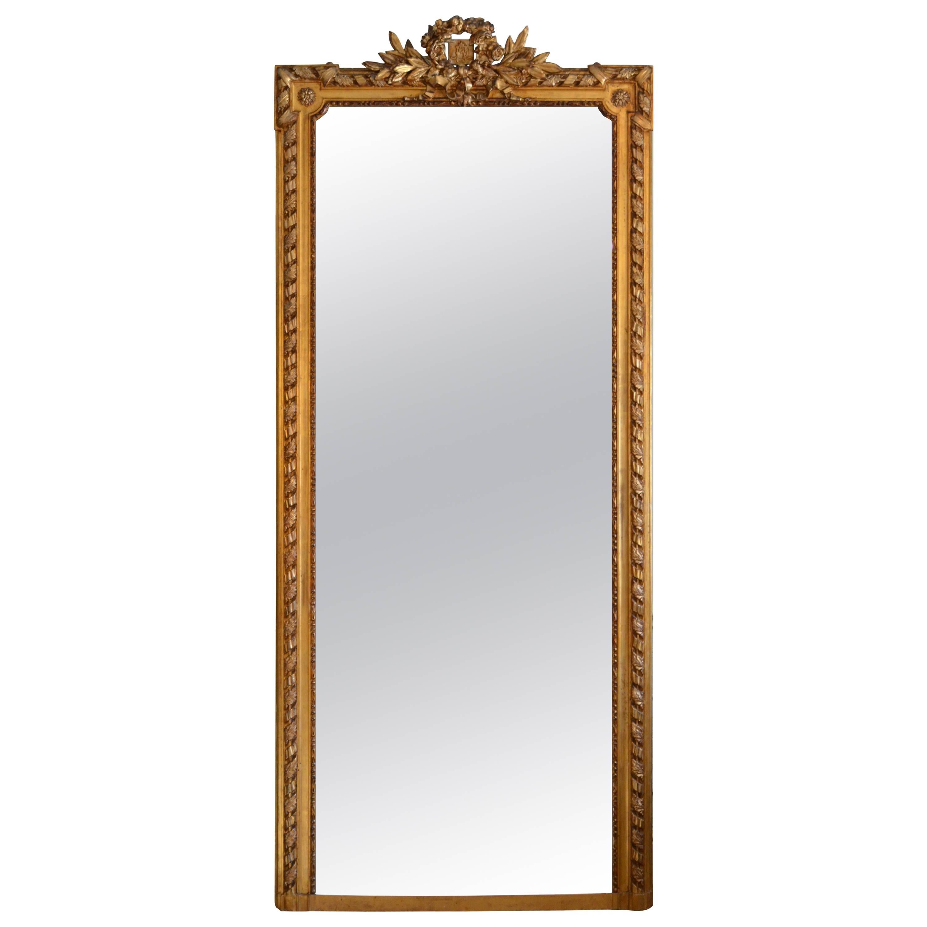 Large 19th Century Giltwood Mirror