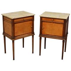 Turn of the Century Pair of Bedside Cabinets