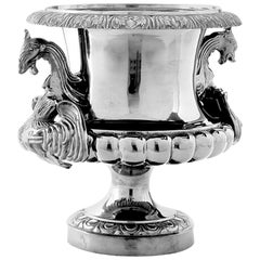 Victoria Vase in Antique Silver Plated Finish