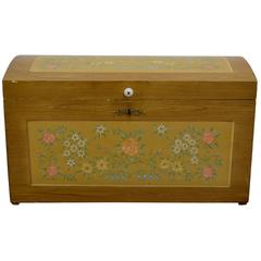 Painted Pine Dome Top Trunk