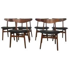 Hans Wegner CH30 Chairs, Set of Six