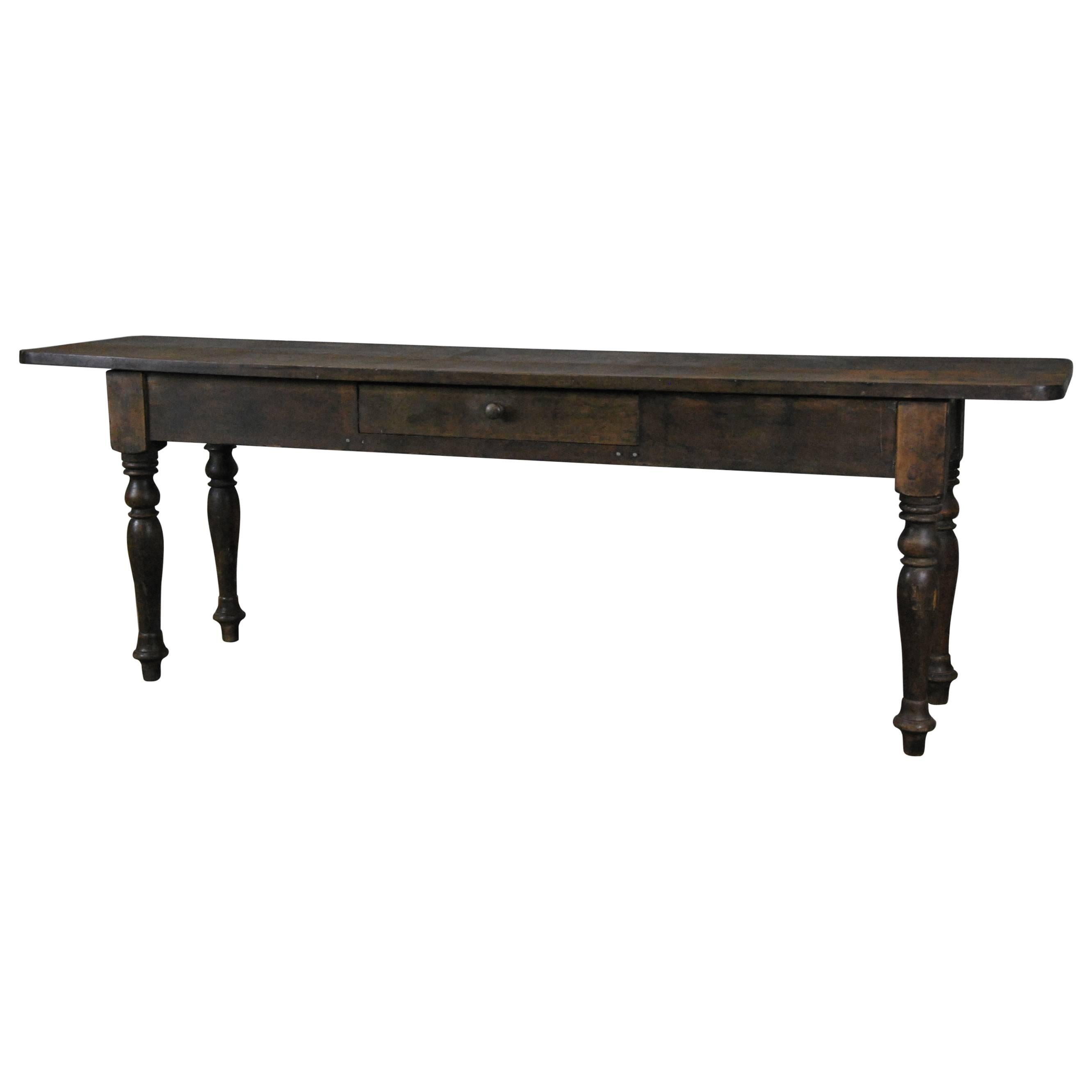 1840 Solid Cherry Console/Sofa Table