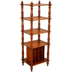 Antique 19th Century Etagere with Music Shelves