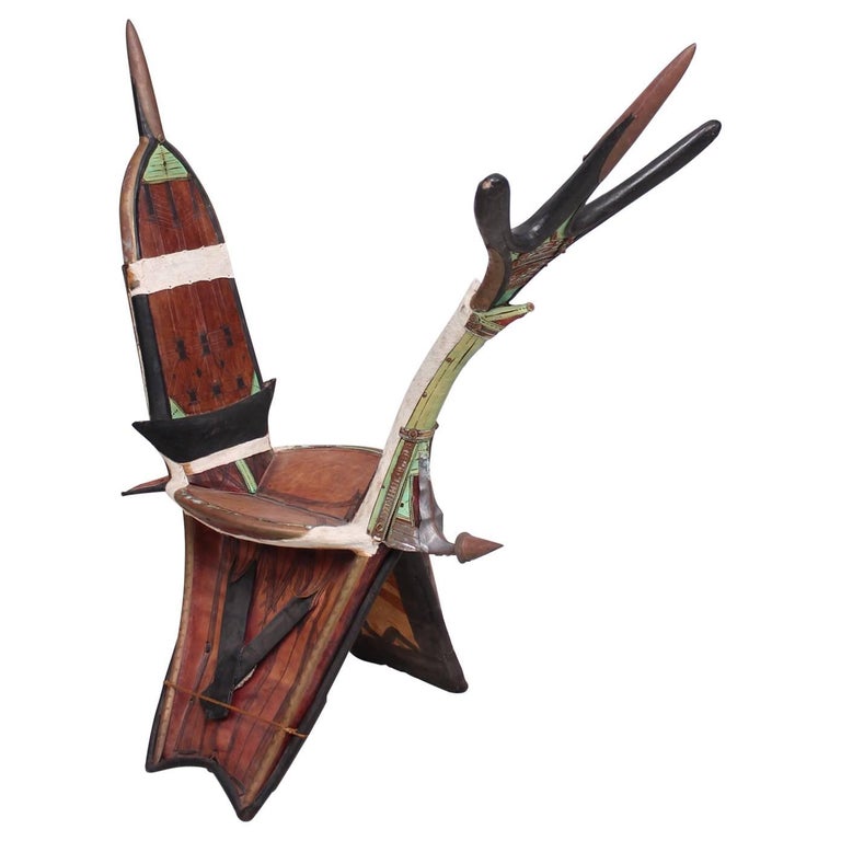 Tribal Chair After Carlo Bugatti For Sale At 1stdibs