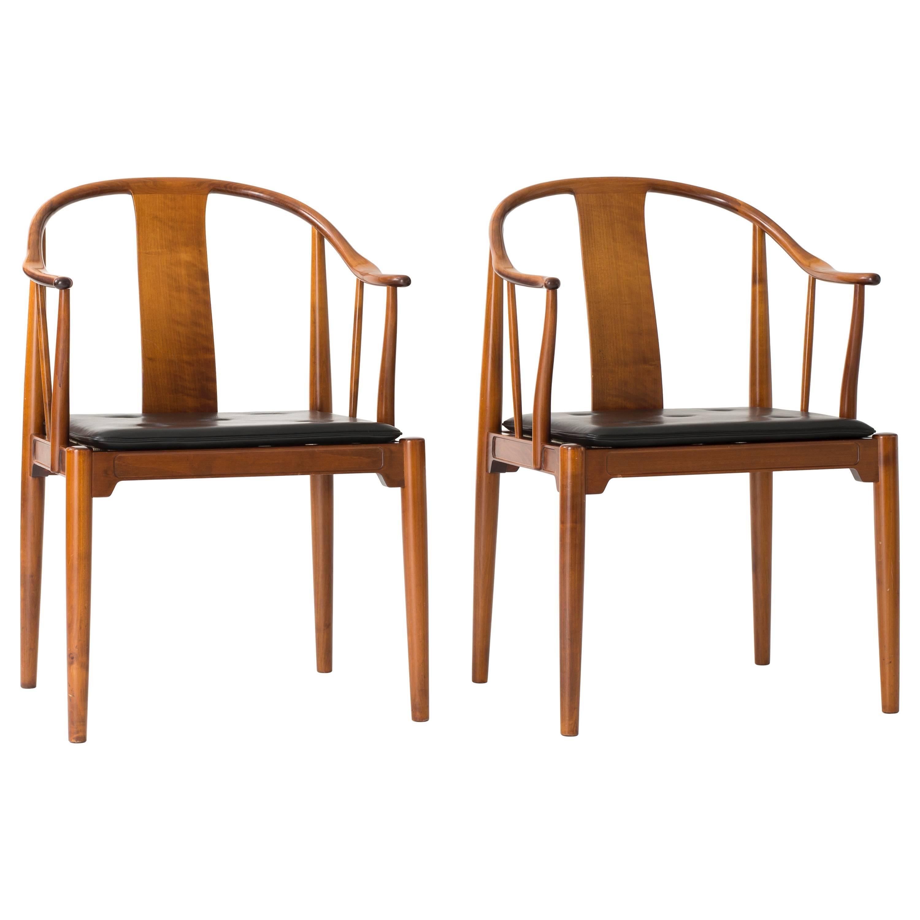 Pair of Hans J. Wegner Chinese Chairs