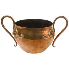 Arts and Crafts Copper Planter by Birmingham Guild of Handicraft 2