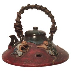 Antique Sumida Gawa Teapot