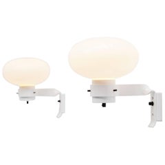 Elio Martinelli Sconces, Pair by Martinelli Luce, Italy, 1972