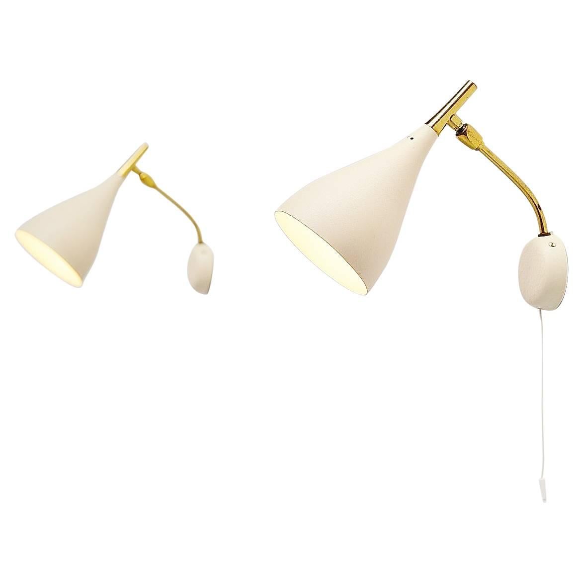 Cosack Pair of Wall Lamps, Germany, 1960