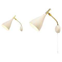 Cosack Pair of Wall Lamps, Germany, 1960